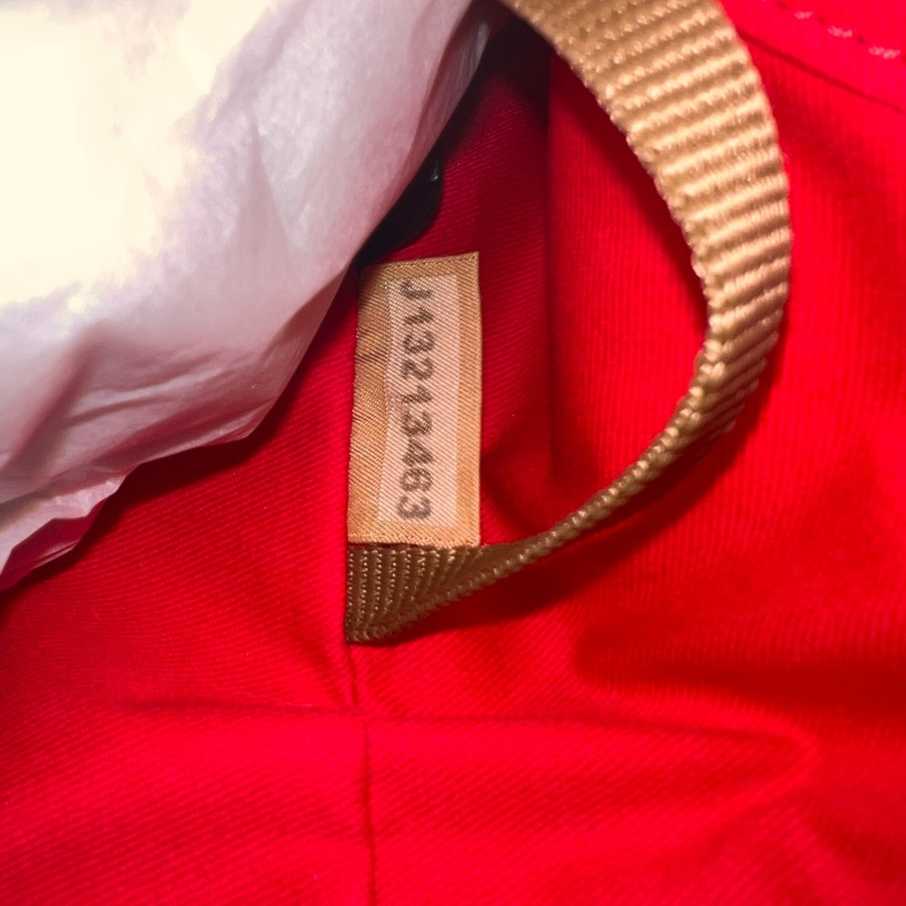 Dooney & Bourke Gray and Tan Tote Bag with Leather Accents - Picture 7 of 7